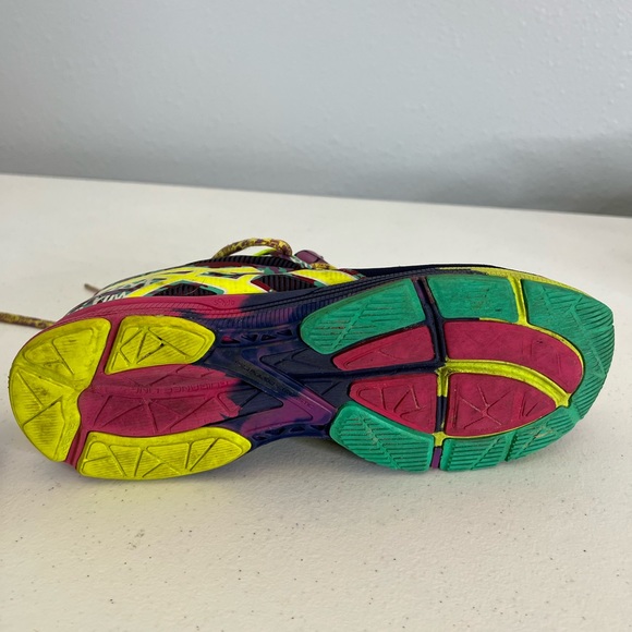 Asics WMNS Gel-Noosa Tri 9 1/2 Purple Yellow T580N-4907 - Picture 5 of 12